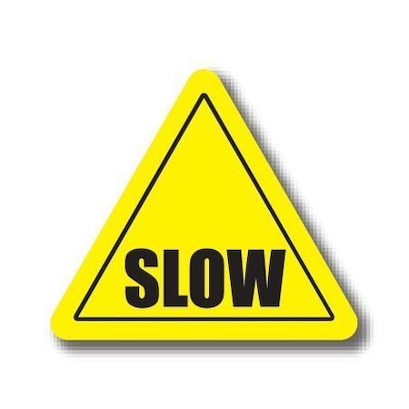 Ergomat 30in TRIANGLE SIGNS - SLOW DSV-SIGN 900 #1414 -UEN